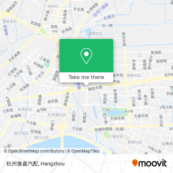 杭州豫鑫汽配 map
