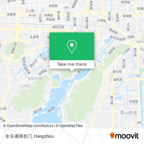 全乐湘湖名门 map