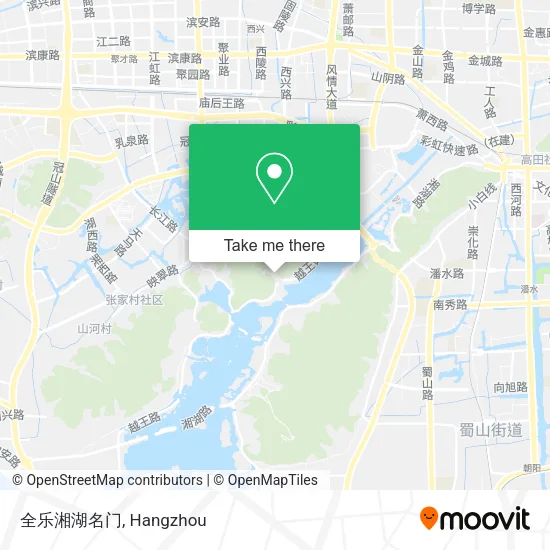 全乐湘湖名门 map