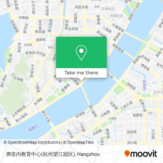 弗雷内教育中心(杭州望江园区) map