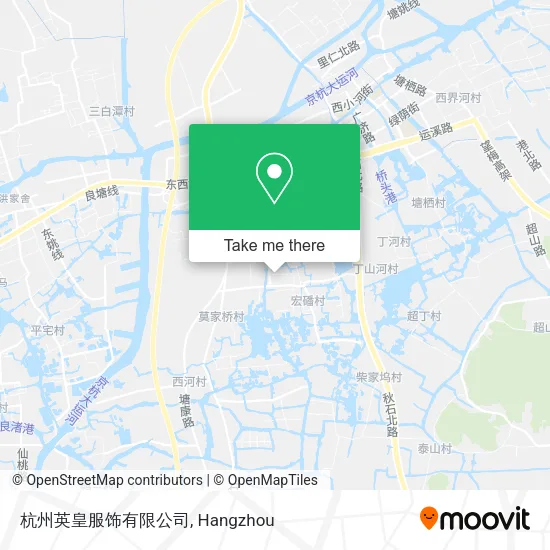 杭州英皇服饰有限公司 map