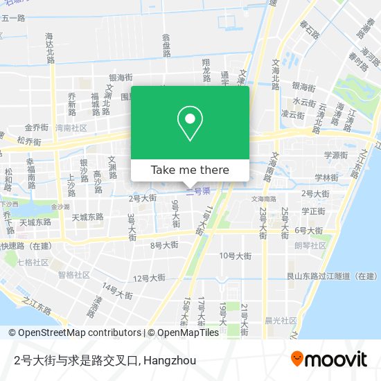 2号大街与求是路交叉口 map