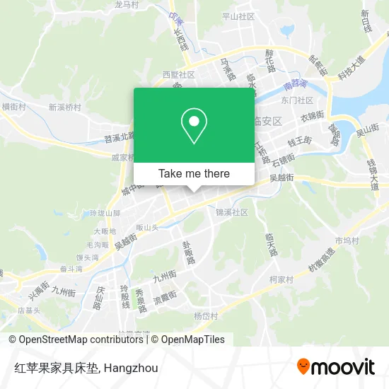 红苹果家具床垫 map