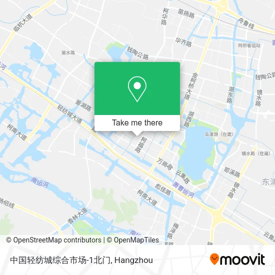 中国轻纺城综合市场-1北门 map