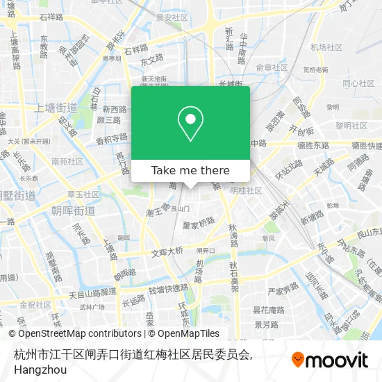 杭州市江干区闸弄口街道红梅社区居民委员会 map