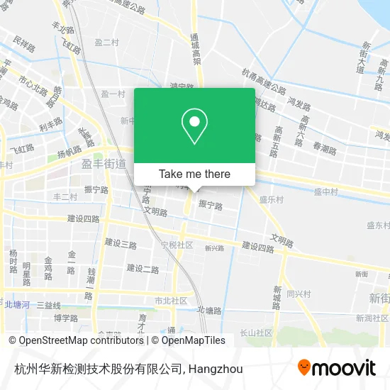 杭州华新检测技术股份有限公司 map