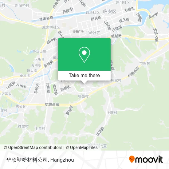 华欣塑粉材料公司 map