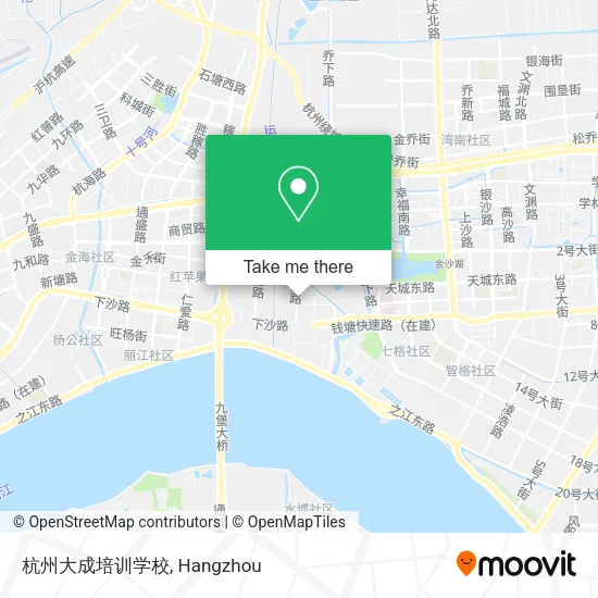 杭州大成培训学校 map
