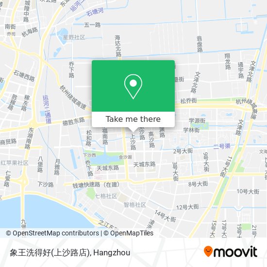 象王洗得好(上沙路店) map