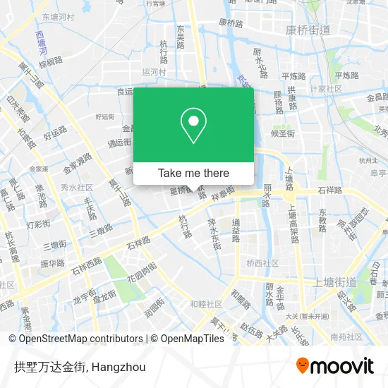 拱墅万达金街 map