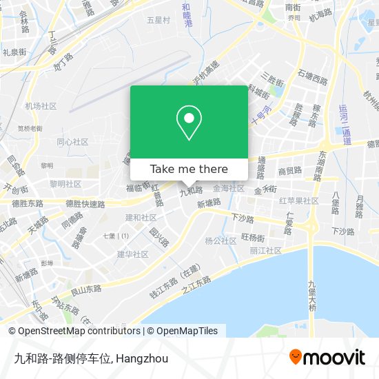 九和路-路侧停车位 map