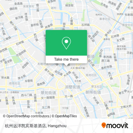 杭州远洋凯宾斯基酒店 map