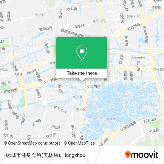 绿城市健身会所(美林店) map