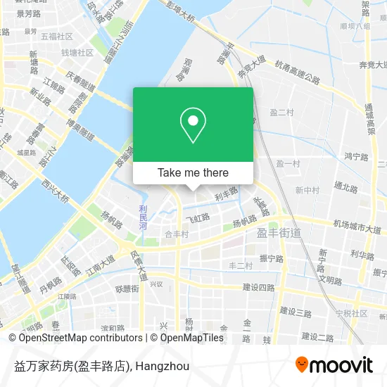 益万家药房(盈丰路店) map