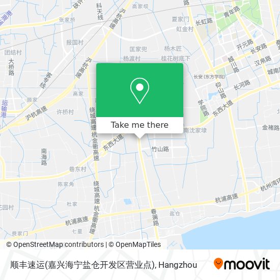 顺丰速运(嘉兴海宁盐仓开发区营业点) map