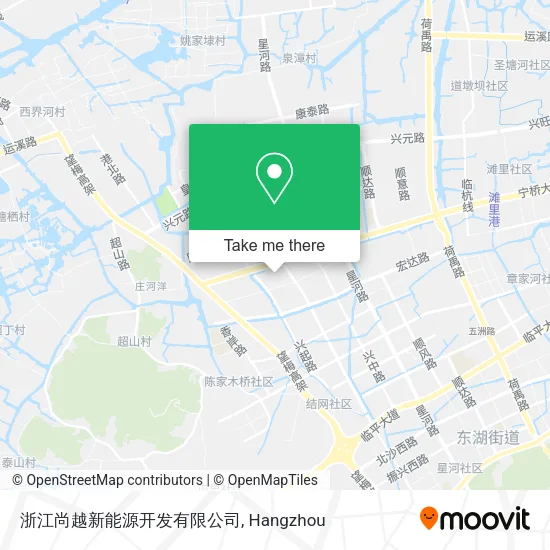 浙江尚越新能源开发有限公司 map
