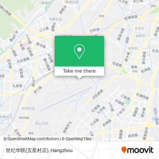 世纪华联(五星村店) map