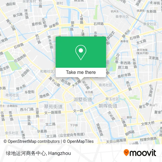 绿地运河商务中心 map