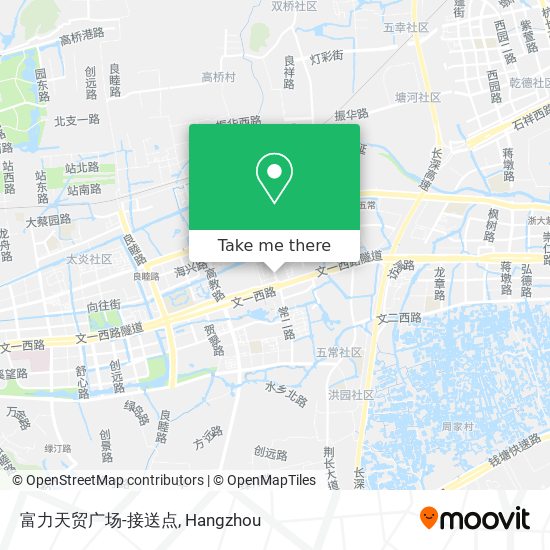 富力天贸广场-接送点 map