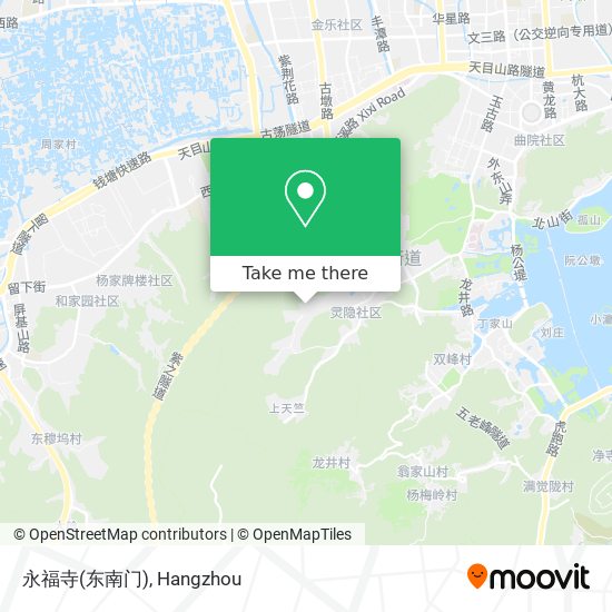永福寺(东南门) map