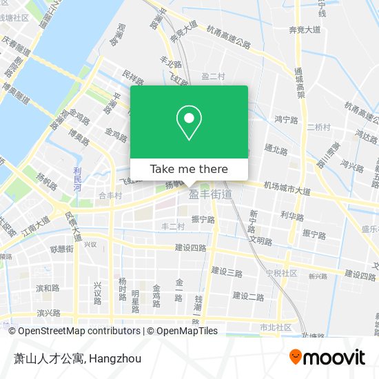萧山人才公寓 map