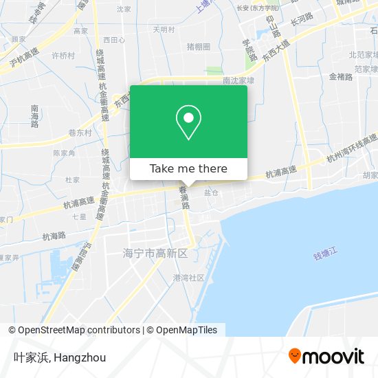 叶家浜 map