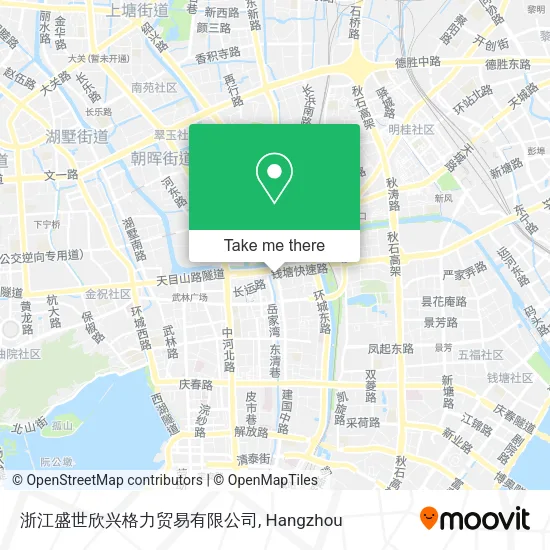 浙江盛世欣兴格力贸易有限公司 map