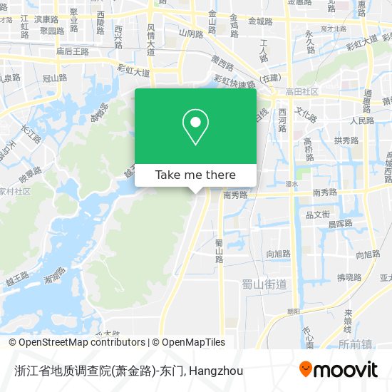 浙江省地质调查院(萧金路)-东门 map