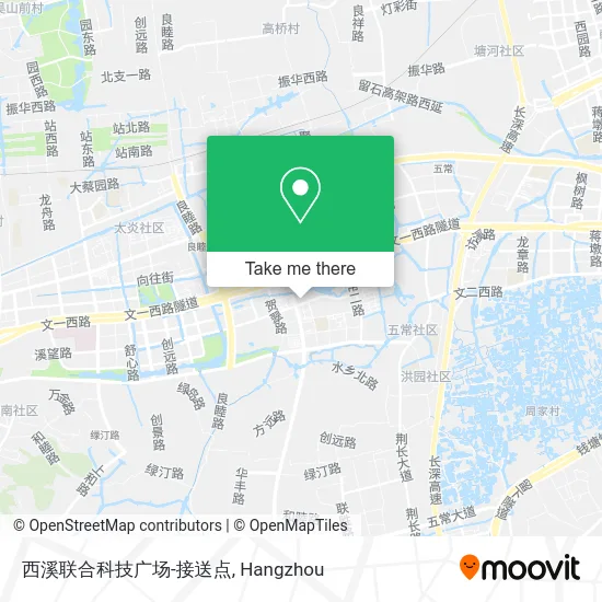 西溪联合科技广场-接送点 map