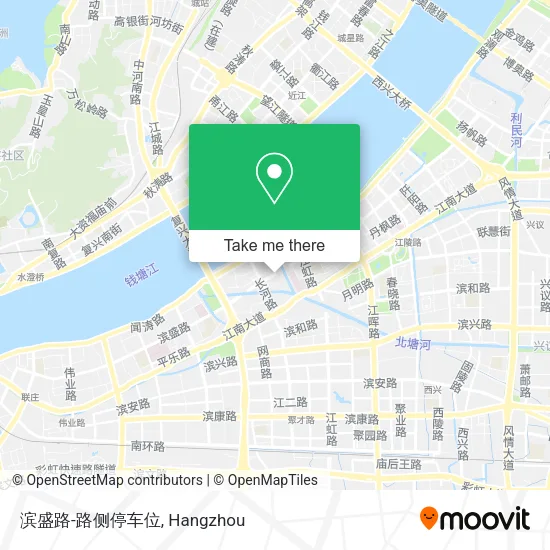 滨盛路-路侧停车位 map