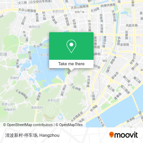 清波新村-停车场 map