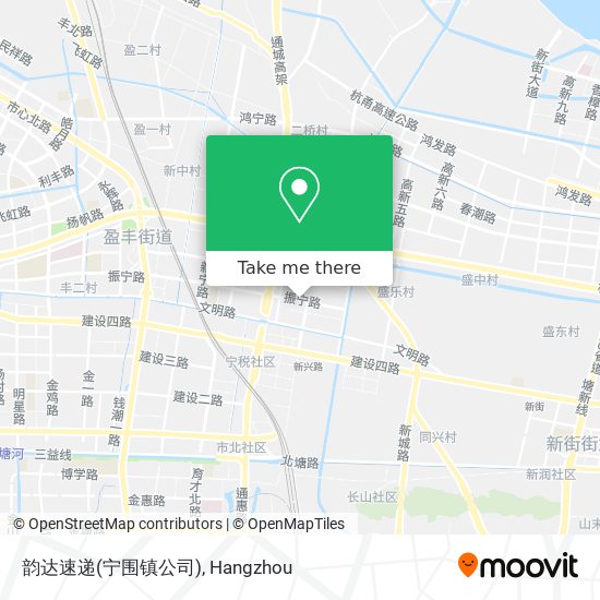 韵达速递(宁围镇公司) map