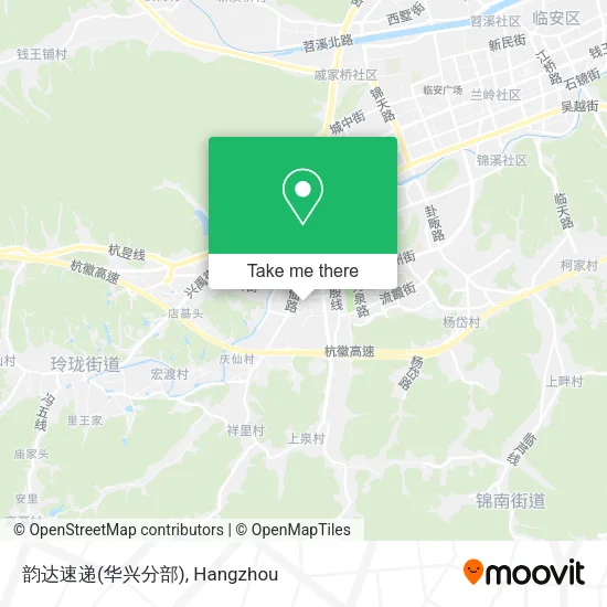 韵达速递(华兴分部) map