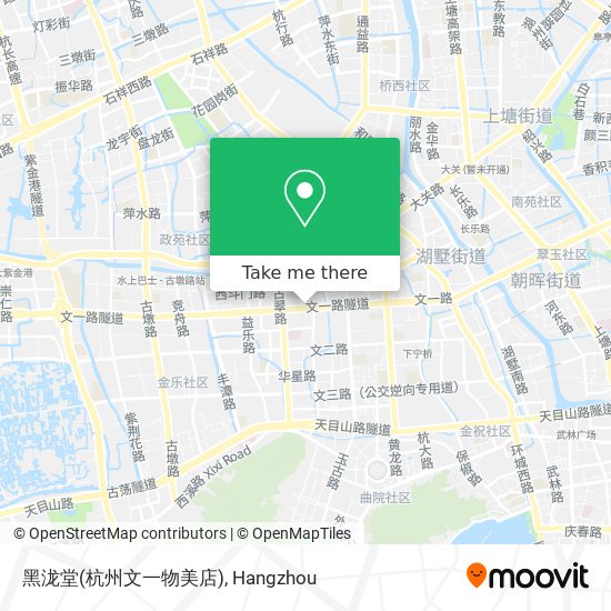 黑泷堂(杭州文一物美店) map