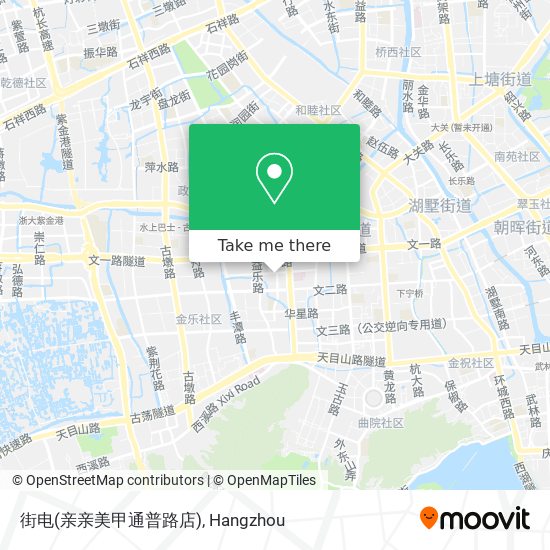 街电(亲亲美甲通普路店) map