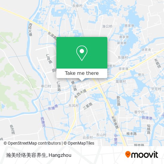 瀚美经络美容养生 map