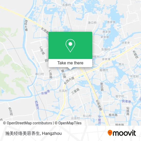瀚美经络美容养生 map