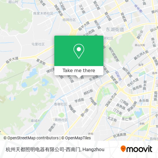 杭州天都照明电器有限公司-西南门 map