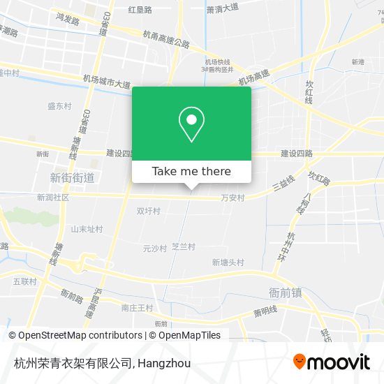 杭州荣青衣架有限公司 map