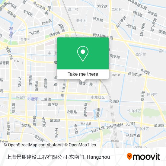 上海景朋建设工程有限公司-东南门 map