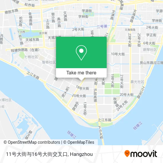 11号大街与16号大街交叉口 map