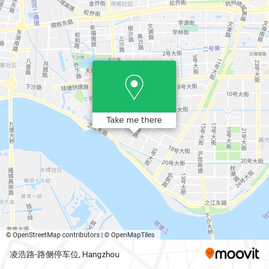 凌浩路-路侧停车位 map