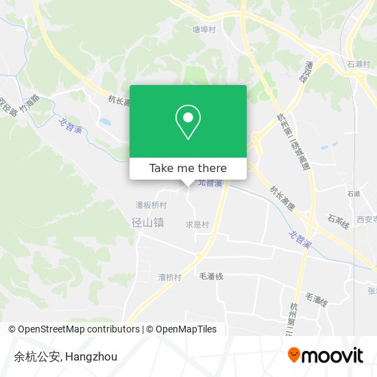 余杭公安 map