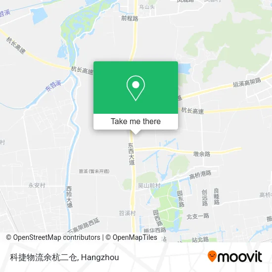 科捷物流余杭二仓 map