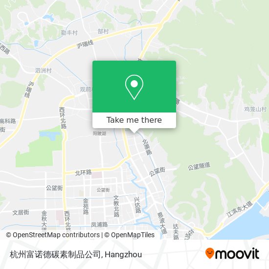 杭州富诺德碳素制品公司 map