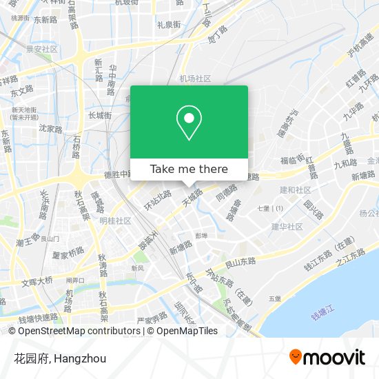 花园府 map