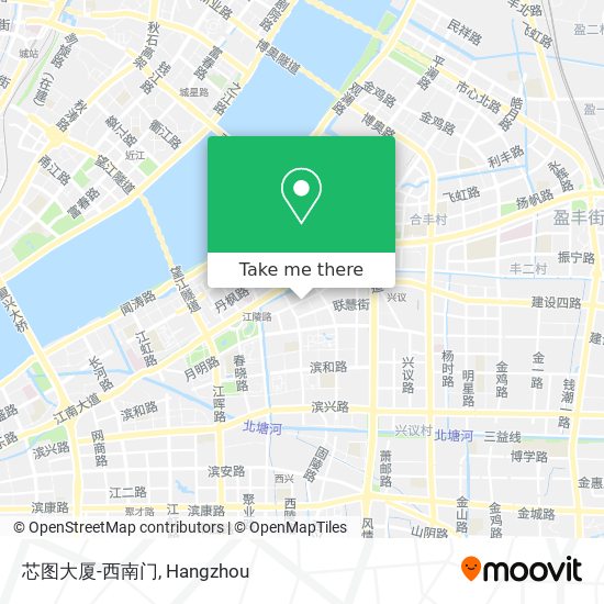 芯图大厦-西南门 map