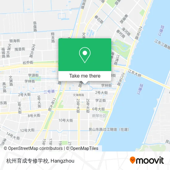 杭州育成专修学校 map