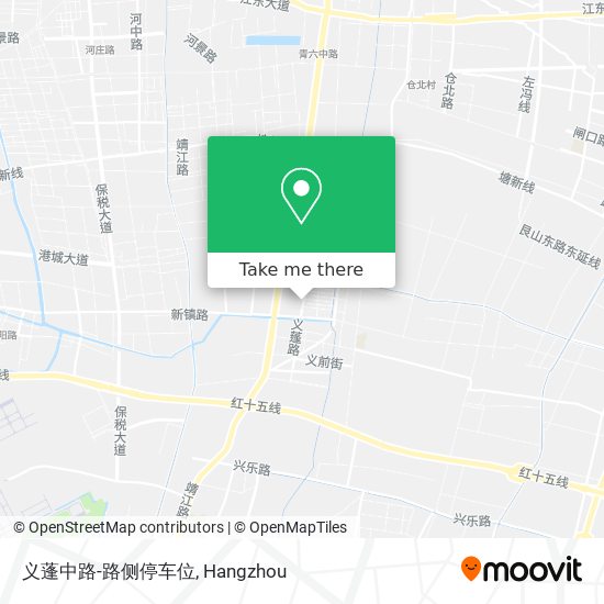 义蓬中路-路侧停车位 map