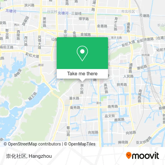 崇化社区 map